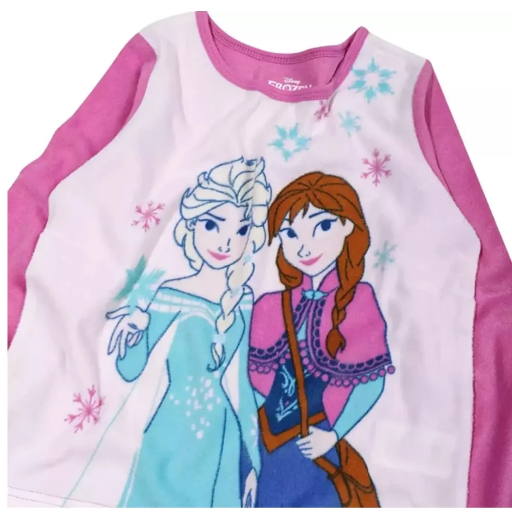 DISNEY Girls Frozen 2 Princess Elsa Anna Pajama Cover Bath Robe Set